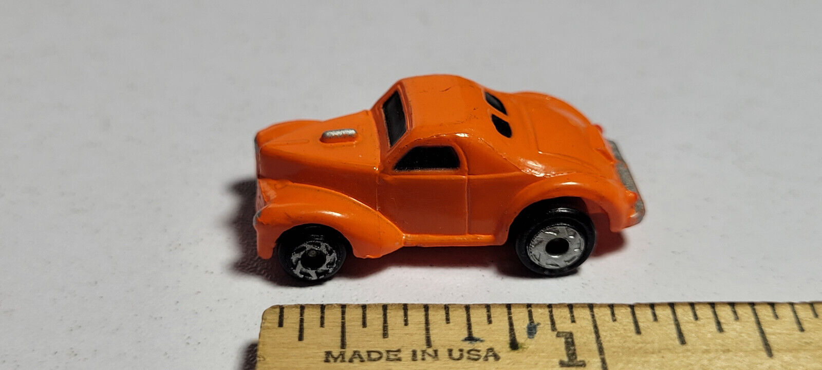 Willys Coupe Orange Galoob Micro Machines Rare Vintage