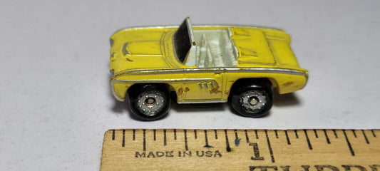 Ford '63 Thunderbird Yellow Convertible Galoob Micro Machines Rare Vintage