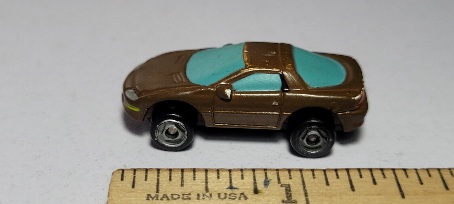 Chevy Iroc-Z Camaro Z28 Brown Gold Chevrolet Galoob Micro Machines Rare Vintage