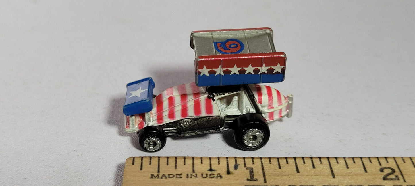 Sprint Car Racer Midget Red White Blue Galoob Micro Machines Rare Vintage