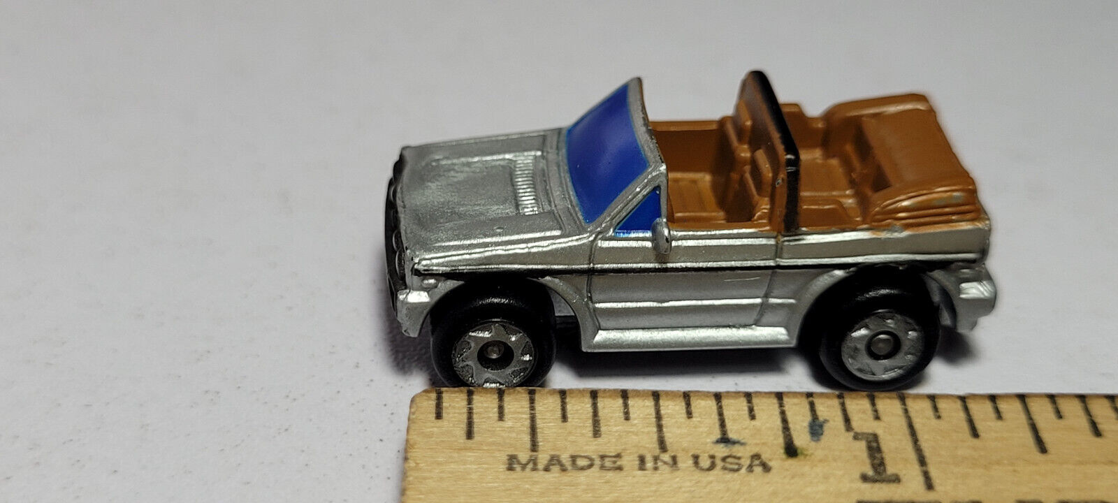 VW Volkswagen Cabriolet Gray #2 Rabbit Galoob Micro Machines Rare Vintage