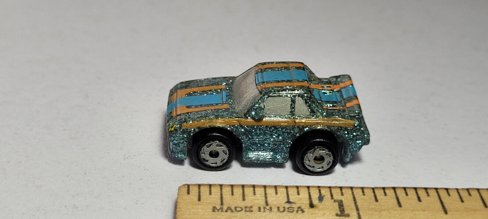 80's Toyota MR2 Blue Sparkles #1 Galoob Micro Machines Rare Vintage