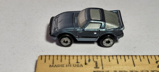 Mazda RX-7 Blue Gray 1 Galoob Micro Machines Rare Vintage