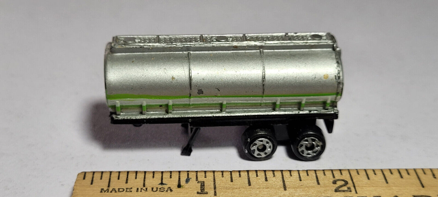 Green Tanker Semi Truck Trailer Only Galoob Micro Machines Rare Vintage