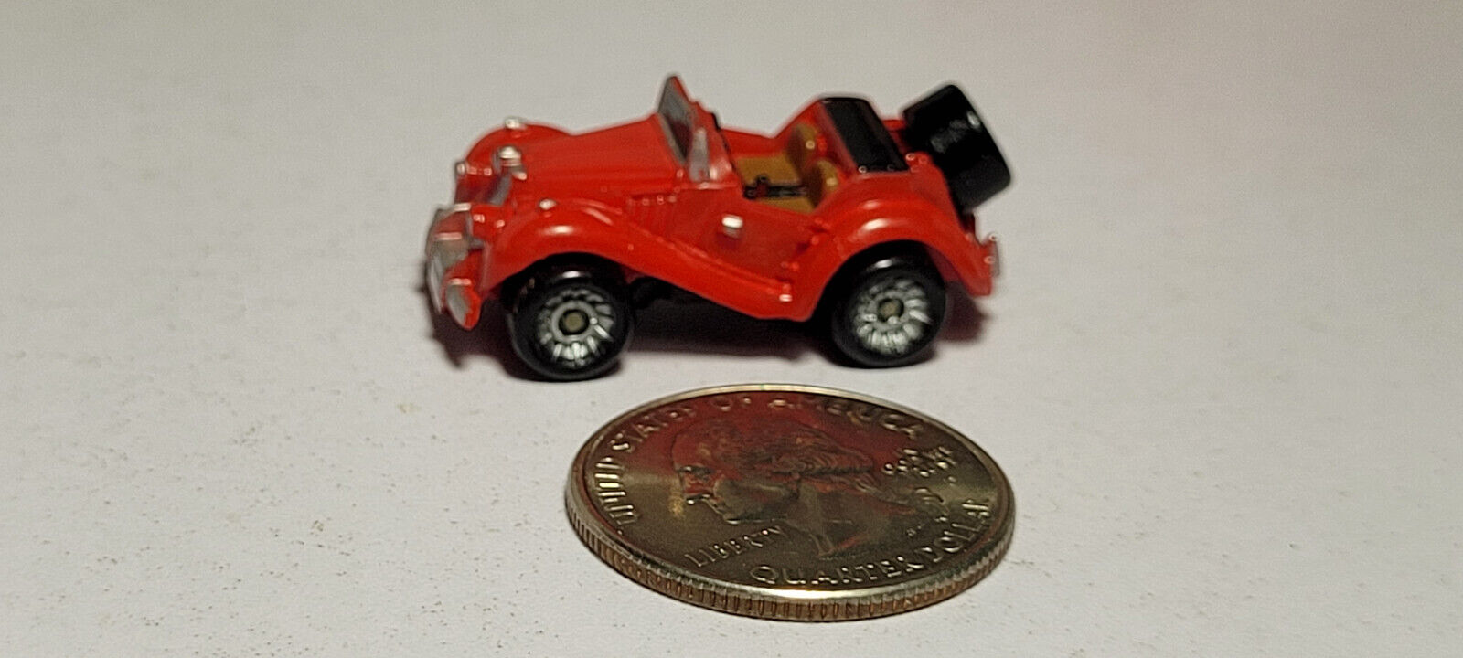 Red #8 MGTF Roadster Galoob Micro Machines Rare Vintage