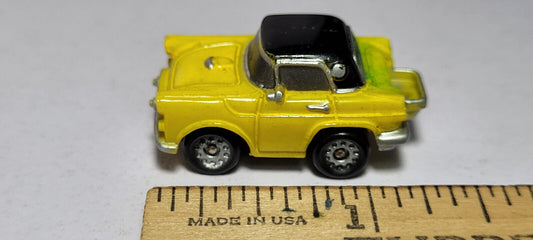 Ford 50s Yellow Black Thunderbird #3 Galoob Micro Machines Rare Vintage