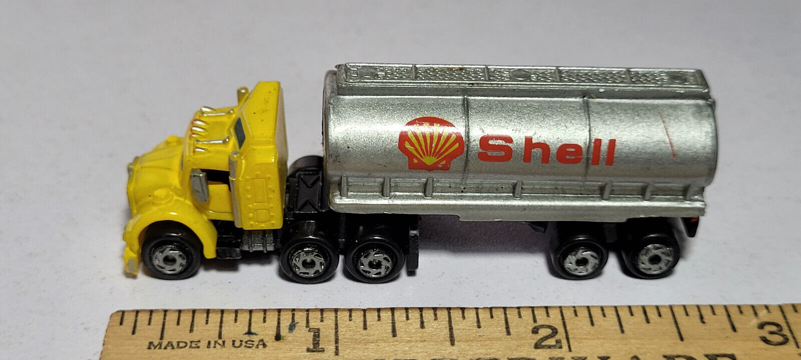 Shell #1 Tanker Semi Truck Tractor Trailer Galoob Micro Machines Rare Vintage