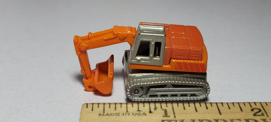 Construction Orange Gray Excavator Digger Galoob Micro Machines Rare Vintage