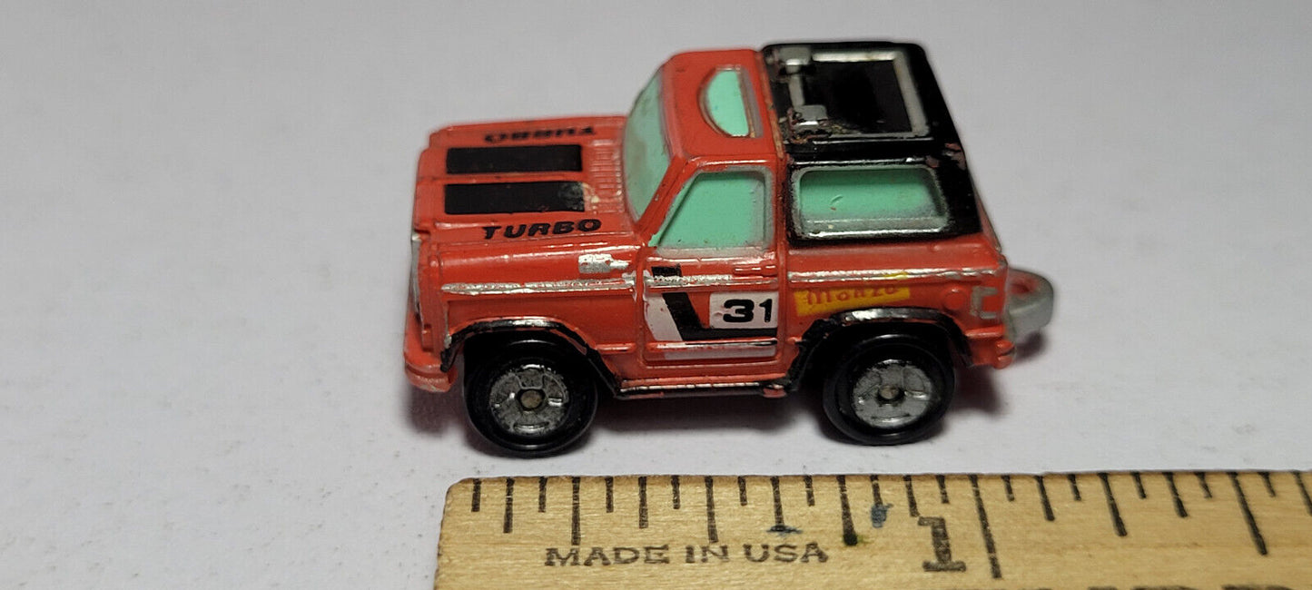 Chevy Blazer Red Turbo #2 Black Galoob Micro Machines Rare Vintage