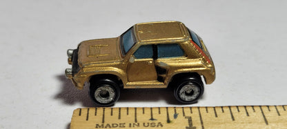 Gold Renault Turbo Rally Race Car Galoob Micro Machines Rare Vintage