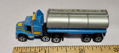 Tree Farm Tanker Semi Truck Tractor Trailer Galoob Micro Machines Rare Vintage