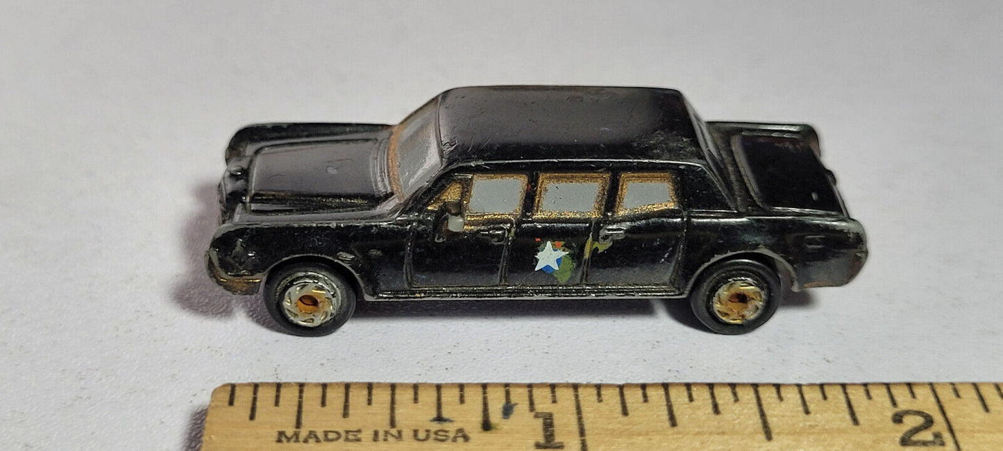 Lincoln Continental Limousine Black Galoob Micro Machines Rare Vintage