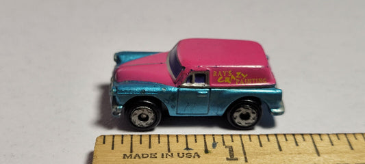 53 Chevy Delivery Sedan 1 Rays Crazy Painting Galoob Micro Machines Rare Vintage