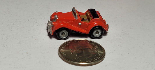 Red #9 MGTF Roadster Galoob Micro Machines Rare Vintage