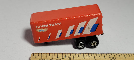 Race Team Red Semi Truck Trailer Only Galoob Micro Machines Rare Vintage