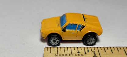 De Tomaso Pantera Ford Orange Yellow Galoob Micro Machines Rare Vintage