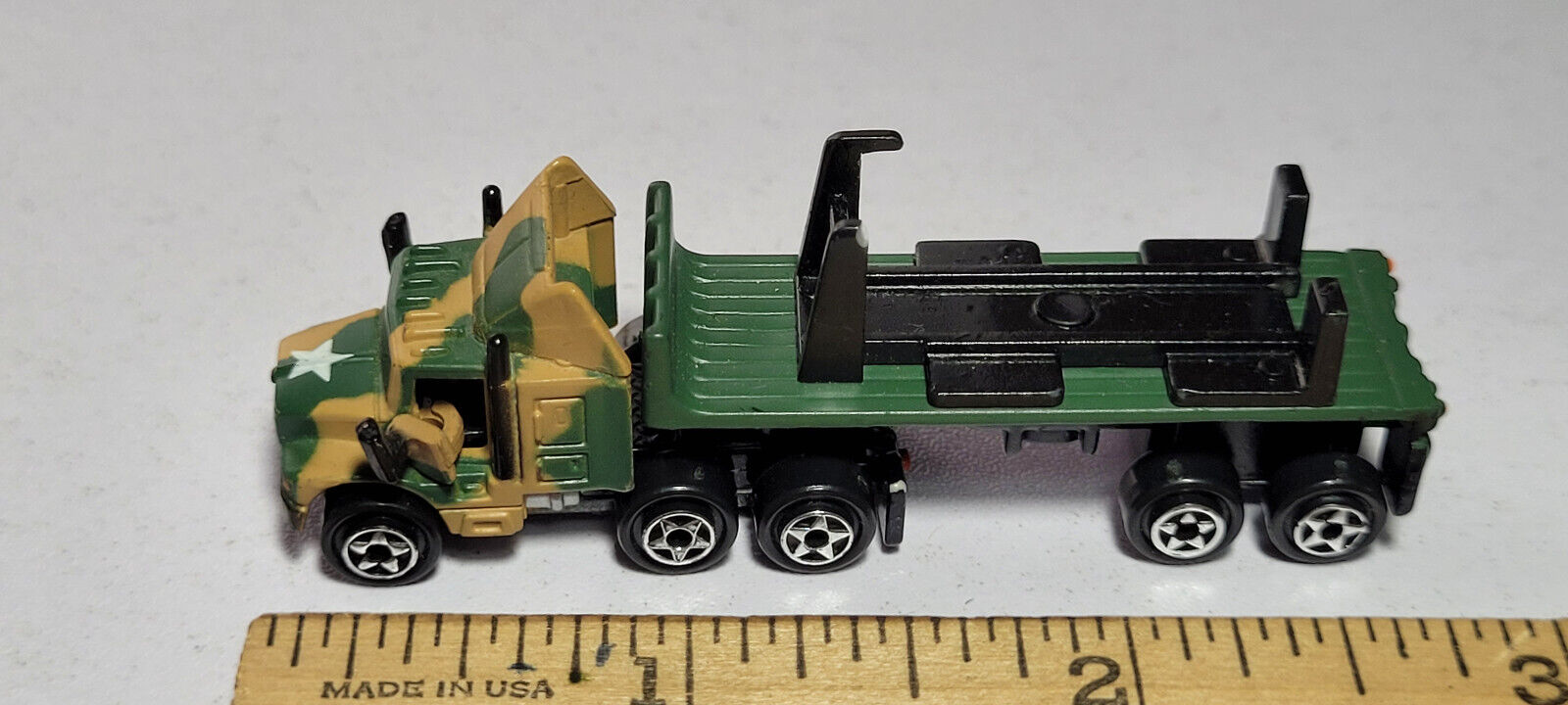 Transporter 1 Semi Truck Tractor Trailer Galoob Micro Machines Rare Vintage