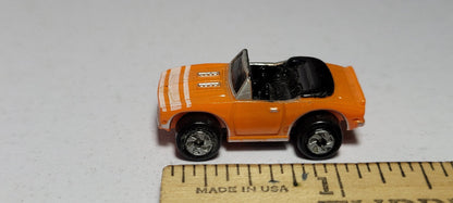 Chevy Camaro Orange White Stripes #10 Chevrolet Galoob Micro Machines Rare Vtg