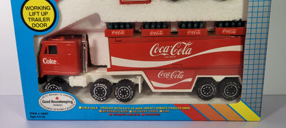 Delivery Semi Truck Remco Coca-Cola Diecast Set Coca Cola Rare Vintage 1988 Red