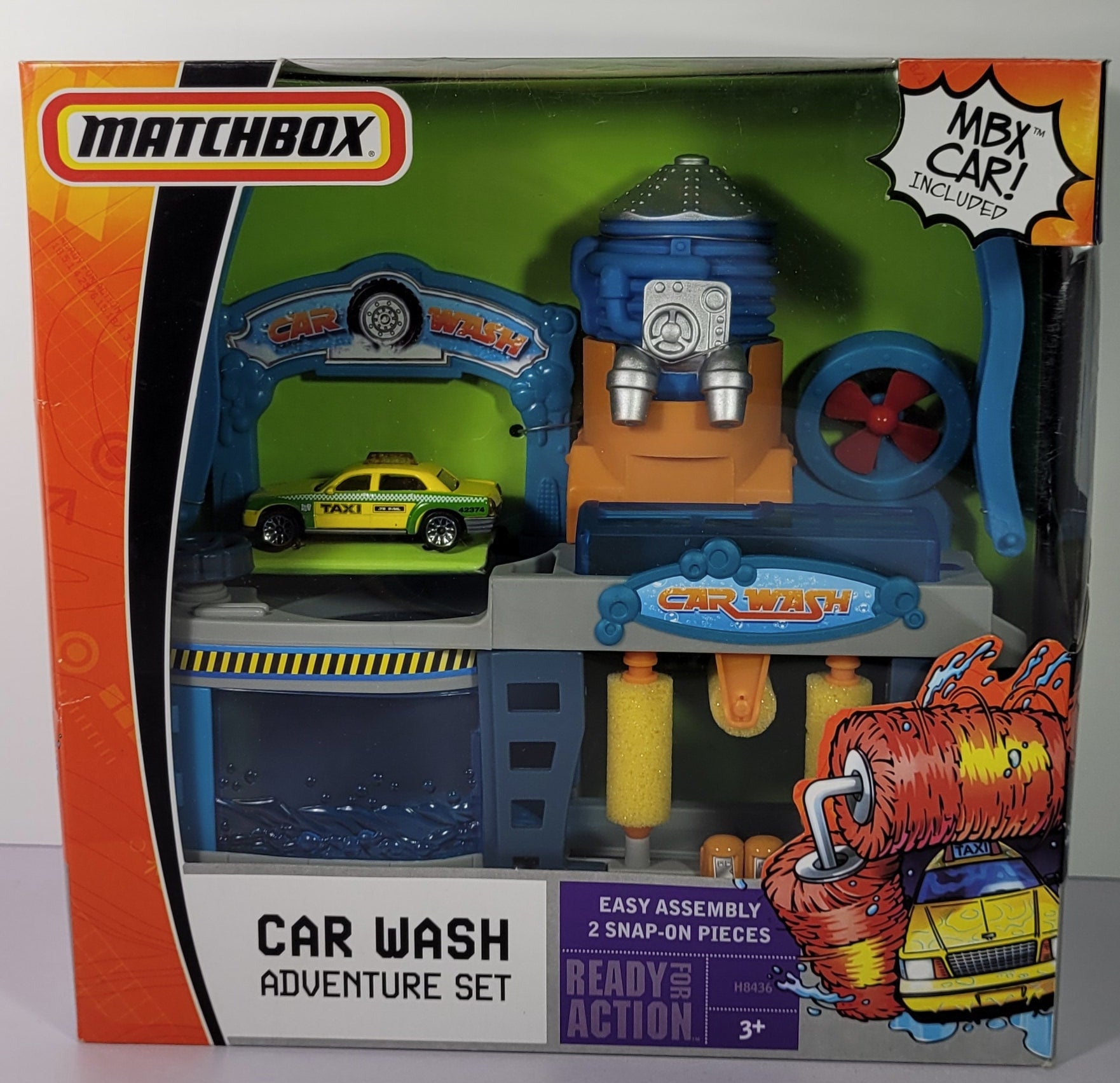 Car Wash Adventure Set Ready For Action New Sealed 2006 Matchbox Rare Vintage