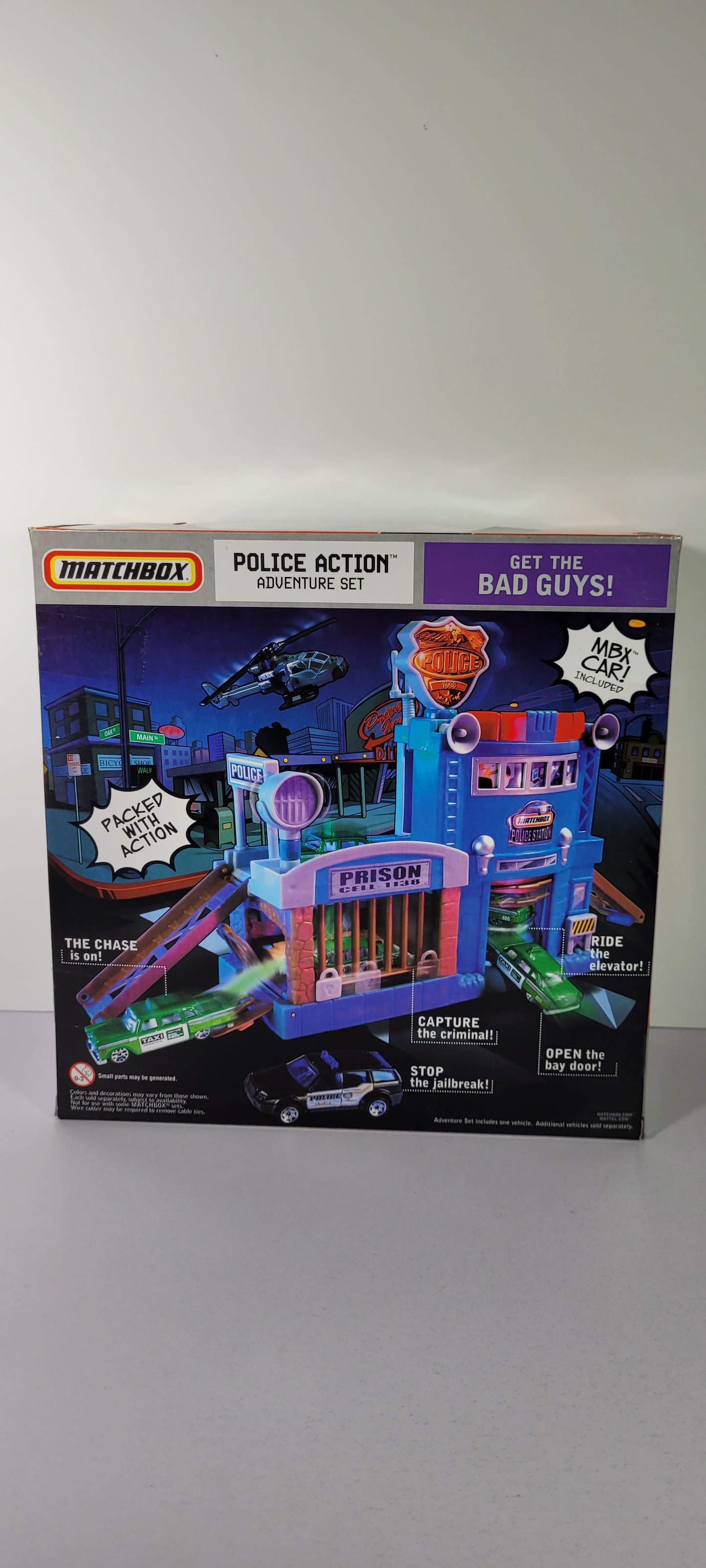 Police Action Adventure Set New Sealed with car 2006 Matchbox Rare Vintage