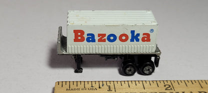 Bazooka Shake & Sniff Semi Truck Trailer Only Galoob Micro Machines Rare Vintage