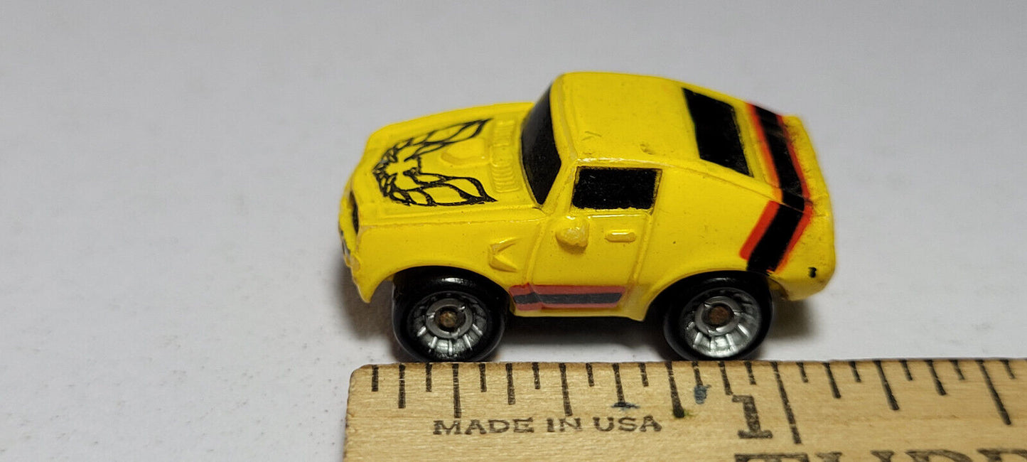 Pontiac Firebird Yellow #3 Galoob Micro Machines Rare Vintage