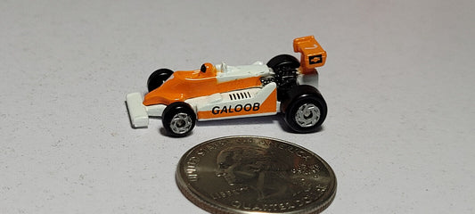 Orange #7 Indy Race Car Galoob Micro Machines Rare Vintage