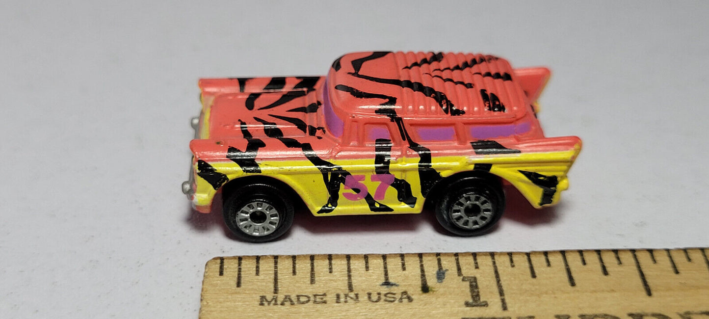 '57 Chevy Nomad Pink Tiger Stripe #3 Galoob Micro Machines Rare Vintage