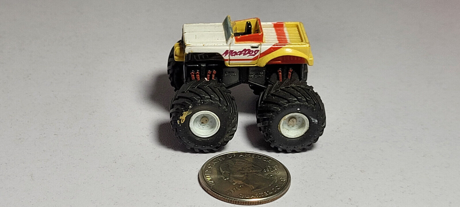 MadDog Mad Dog Tuff Trax Monster Truck Galoob Micro Machines Rare Vintage