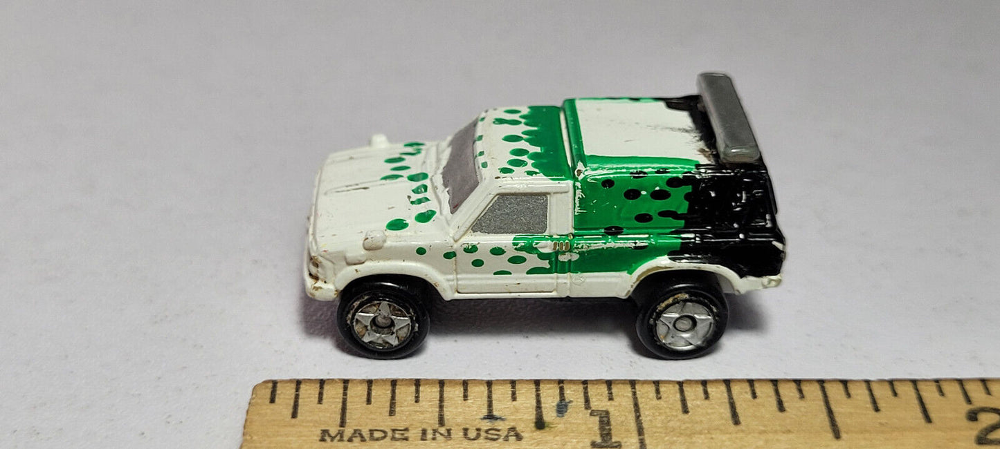 Toyota Hilux Green White Galoob Micro Machines Rare Vintage