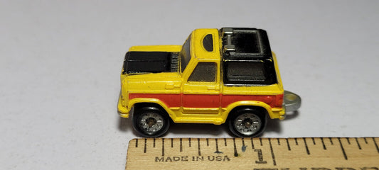 Chevy Blazer Yellow Black Red Galoob Micro Machines Rare Vintage