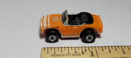 Chevy Camaro Orange White Stripes #11 Chevrolet Galoob Micro Machines Rare Vtg