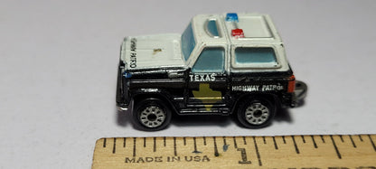 Chevy Blazer Texas Highway Patrol Black White Galoob Micro Machines Rare Vintage