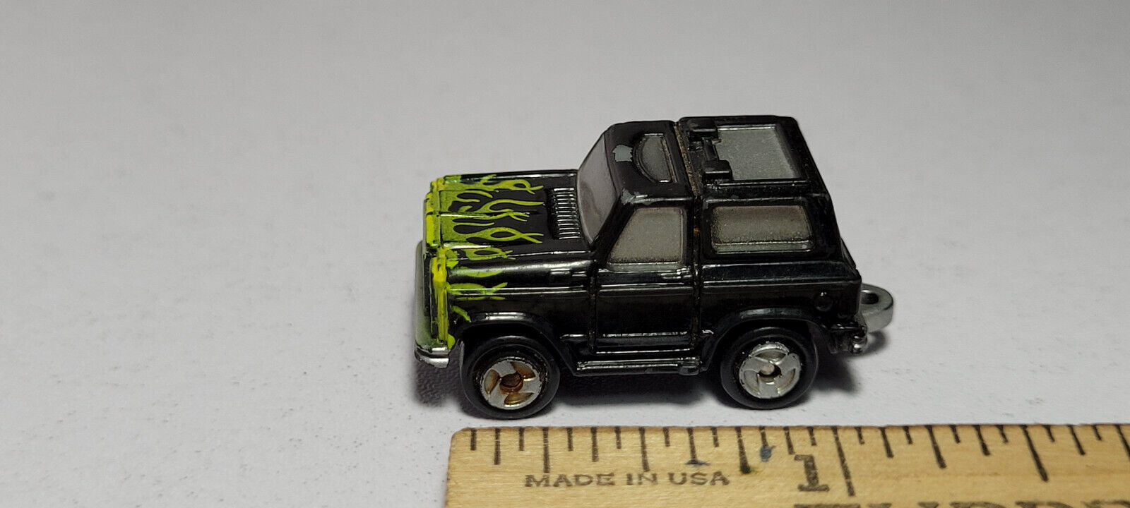 Chevy Blazer Black Yellow Flames Galoob Micro Machines Rare Vintage