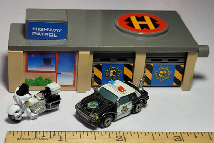 CHiPs California Highway Patrol Mustang Cycle Galoob Micro Machines Rare Vintage