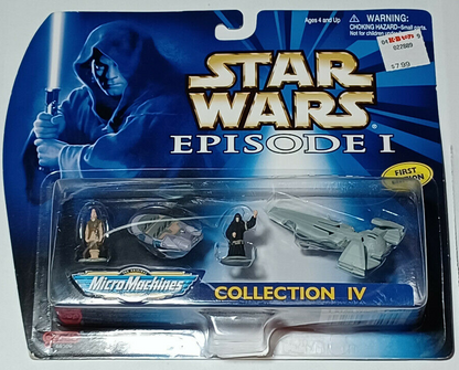 1998 Collection IV 4 Galoob Micro Machines Star Wars Episode I Rare Vintage