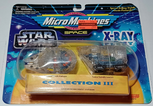 1995 X-Ray Collection III Galoob Micro Machines Space Star Wars Rare Vintage